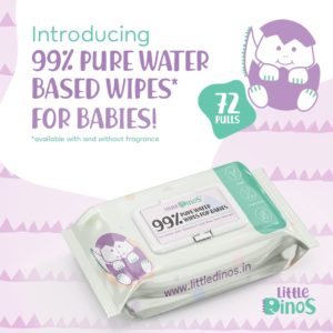 Water based wipes